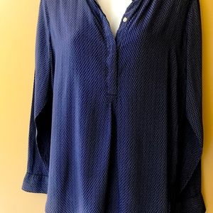 Blue Old Navy Tunic. 100 percent Rayon